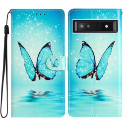 ART Tárcatakaró Google Pixel 9a BLUE BUTTERFLY