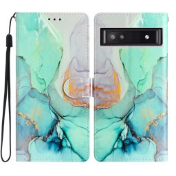 ART Tárcatakaró Google Pixel 9a GREEN MARBLE