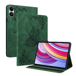 ART BUTTERFLY Csuklós tok a Xiaomi Redmi Pad Pro / Pad Pro 5G zöld