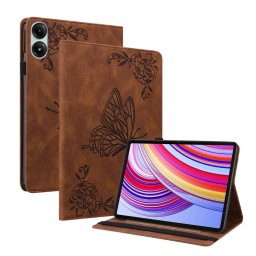 ART BUTTERFLY Csuklós tok a Xiaomi Redmi Pad Pro / Pad Pro 5G barna