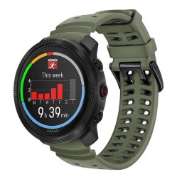 SILICONE Cserélhető szíj a Polar Vantage M3 sötétzöldhez