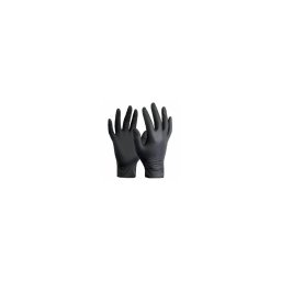 Gumikesztyű nitril púdermentes S 100 db/doboz GMT Super Gloves fekete