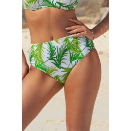 Kaleici bikinialsó zöldes-fehér 4XL