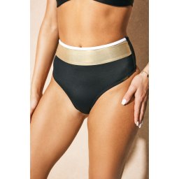 Zari bikini alsó feketés-arany L