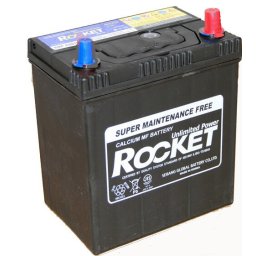 Rocket 40Ah 12V autó akkumulátor 42B19L ASIA vékonysaru jobb+
