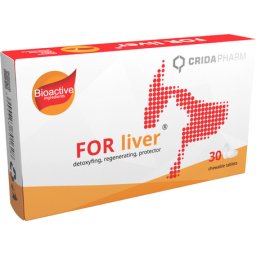 Crida Pharm FOR liver mini rágótabletta 10 kg feletti kutyáknak és macskáknak (30 tabletta)