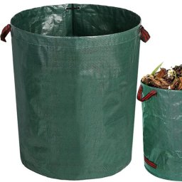 Összecsukható kerti hulladékgyűjtő táska, 120 literes - zöld