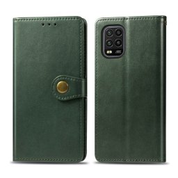 LEATHER BUCKLE Pénztárca Xiaomi Mi 10 Lite zöld