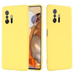 RUBBER Gumi borítás Xiaomi 11T sárga