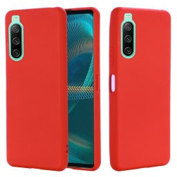 RUBBER Védőburkolat Sony Xperia 10 IV 5G piros