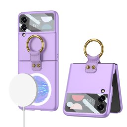 GKK HOOK MAGSAFE Samsung Galaxy Z Flip 4 5G lila védőburkolat