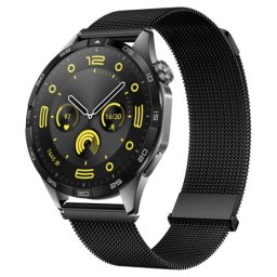MILANESE Fém szíjas Huawei Watch GT 4 46mm fekete