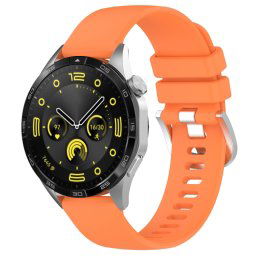 SILICONE Cserélhető szíj Huawei-hoz Watch GT 5 Pro 46mm narancs