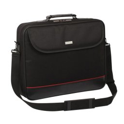 17 Notebook táska ModeCom Mark vállpánt fekete/piros külön rekeszek PN: TOR-MC-MARK-17