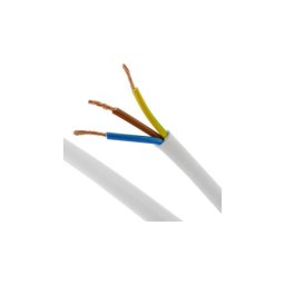 MT H05VV-F 3x1,5 MM2 100 Fm Fehér sodrott réz PVC szigetelésű 300/500V Kábel