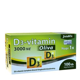 JutaVit D3-vitamin 3000 NE Olíva