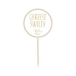 Chrzest Święty torta dekoráció 14 cm