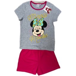 Disney Minnie Laugh Grey gyerek rövid pizsama 4 év / 104 cm