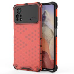 HONEYCOMB Védőburkolat Xiaomi Poco X4 Pro 5G piros