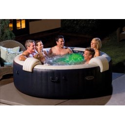 Intex PureSpa Bubble Black 6 személyes fűthető masszázsmedence 28432