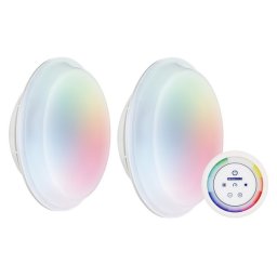 Astralpool LumiPlus PAR56 2db RGB LED izzó medencébe távirányítóval 34,5W 2000 lumen AP-76593M