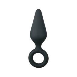 Easytoys Pointy Plug S - anál plug (fekete) - kicsi