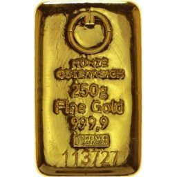 Münze Österreich 250g - befektetési aranytömb