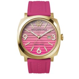WATCHPEOPLE WP2 - Feltűnő rózsaszín, női karóra - 45 mm - (700985)