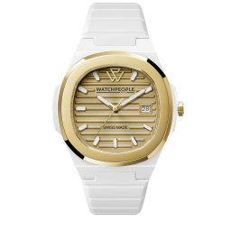 WATCHPEOPLE WP7 - Fehér, arany, női karóra - 43 mm - (700936)
