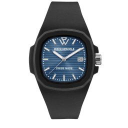 WATCHPEOPLE WP4 - Fekete időtlen kék, férfi karóra - 44 mm - (700333)
