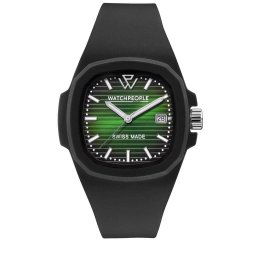 WATCHPEOPLE WP4 - Fekete, zöld, férfi karóra - 44 mm - (700336)