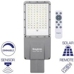 Ledes Utcai lámpatest ST02 Solar Hideg fehér 6500K 100W, 200W IP65