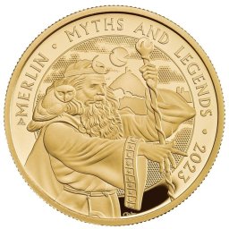 Mítoszok és legendák - Merlin - 1 uncia - aranyérme