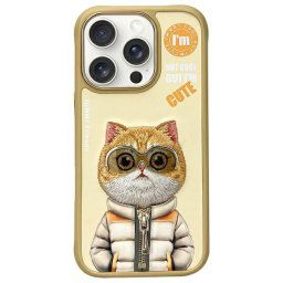 Nimmy Cool&Cute 2.0 Cat tok iPhone 16 Pro - bézs