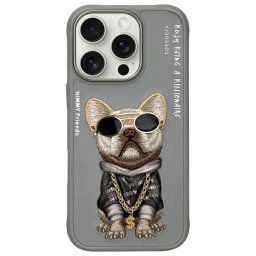 Nimmy Glasses Cool Dog tok iPhone 16 Pro Max - szürke