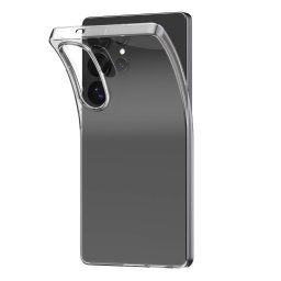 Puro Silicone tok Samsung Galaxy S25 Ultra - átlátszó