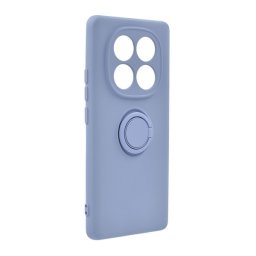 Szilikon telefonvédő (tartógyűrű, mikrofiber plüss belső, mágneses, kameravédő) LILA Xiaomi Redmi Note 14 Pro 5G