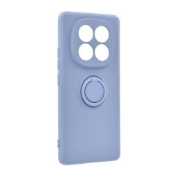 Szilikon telefonvédő (tartógyűrű, mikrofiber plüss belső, mágneses, kameravédő) LILA Xiaomi Redmi Note 14 Pro Plus 5G
