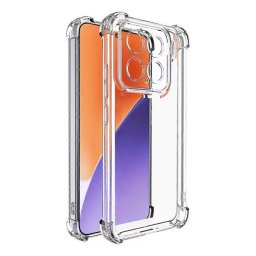Szilikon telefonvédő (ütésállóság, légpárnás sarok) ÁTLÁTSZÓ Xiaomi 15