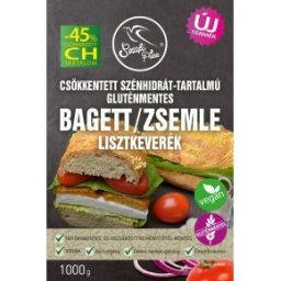 Szafi Free csökkentett szénhidrát-tartalmú gluténmentes bagett / zsemle lisztkeverék - 1000g