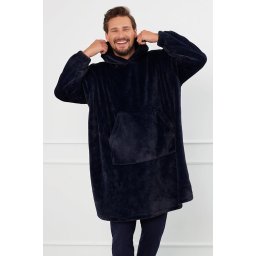 Forio oversize polárpulóver, sötétkék
