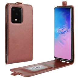 Flip tok Samsung Galaxy S20 Ultra barna