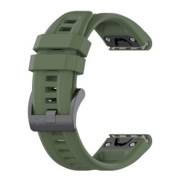 SZILIKON pánt Garmin Fenix 7S / 7S Pro / 7S Solar / 7S Sapphire sötétzöldhöz