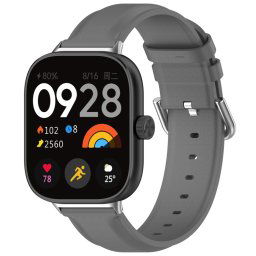 LEATHER Bőrszíj Xiaomi Redmi Watch 5 szürke