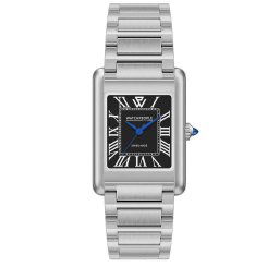 WATCHPEOPLE WP6 - Ezüst, időlen fekete, női karóra - 30 mm - (701233)