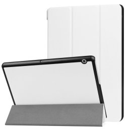 LEATHER Flip borító Huawei MediaPad T3 10 fehér