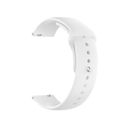 BUTTERFLY Szilikon szíj Garmin Vivoactive 4S / Vivomove 3S fehér