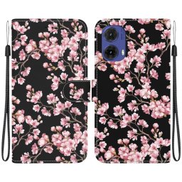 ART Tárcatakaró a Motorola Moto-hoz G85 5G PLUM BLOSSOM