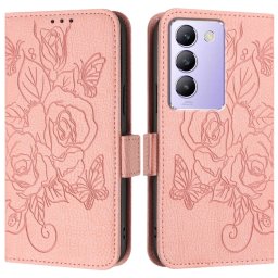 ART MEADOW Pénztárca tok a Vivo V40 SE számára 5G rózsaszín