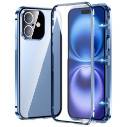 Mágneses burkolat 360 Apple-hoz iPhone 16 kék